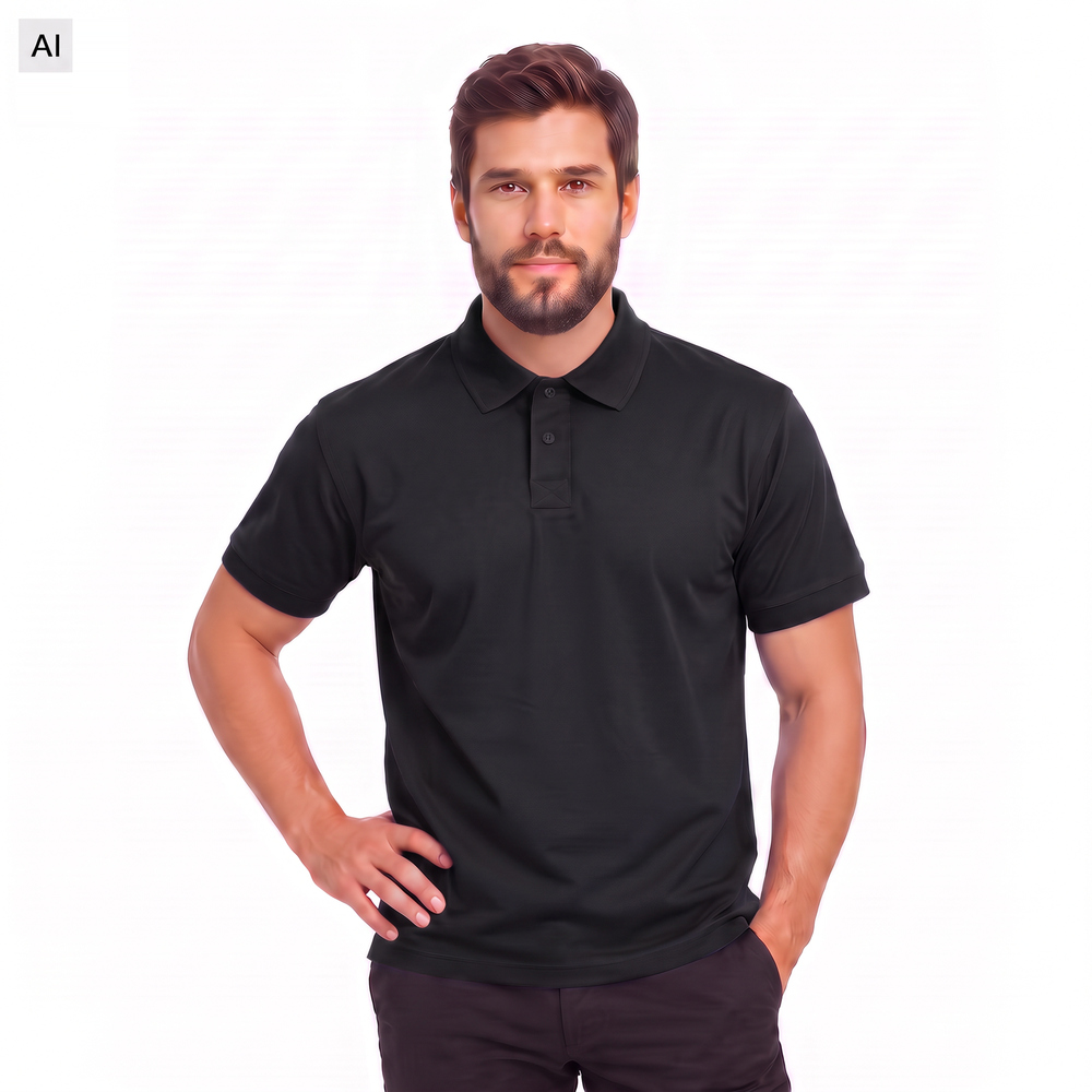 Koszulka Polo - kolor czarny